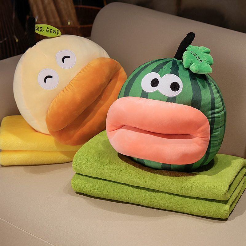 Dual-purpose colcha de almohada de oficina espesa almohada plegable siesta almohada manta 2 - en - 1 cojín de automóvil