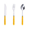 High quality spoon stainless steel, set for elementary school students, handheld tableware, 3 piece set