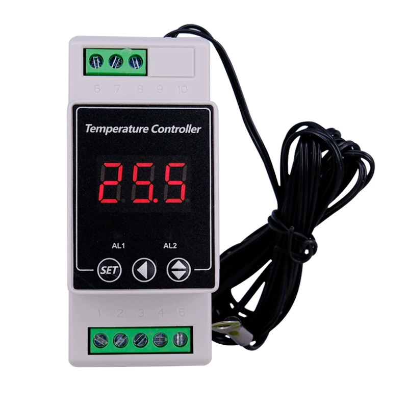 YB103TM Guide-тип термостат регулятора температуры Регулятор температуры цифров Регулируемый для нагревать и рефрижерации