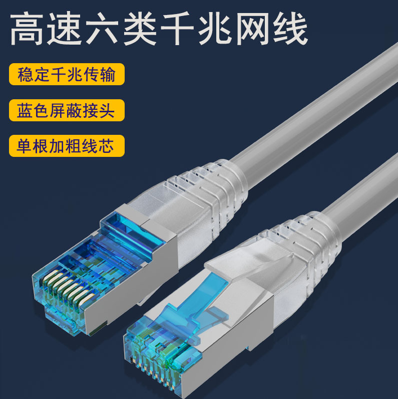 六種類のネットワークケーブルのギガ部品のCAT6種類のコンピュータのルータの交換機はブロードバンドのケーブルのジャンパー線のメーカーの卸売りを接続します。|undefined