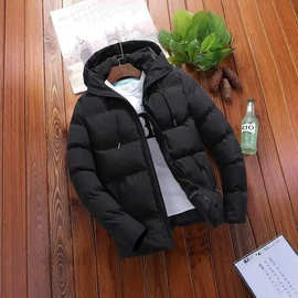 男 时尚冬季棉衣新款短款修身潮流棉袄外套 男装防寒保暖1996棉服