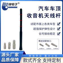 外贸汽车车顶天线DAB+鞭状长短波天线FM车载收音天线