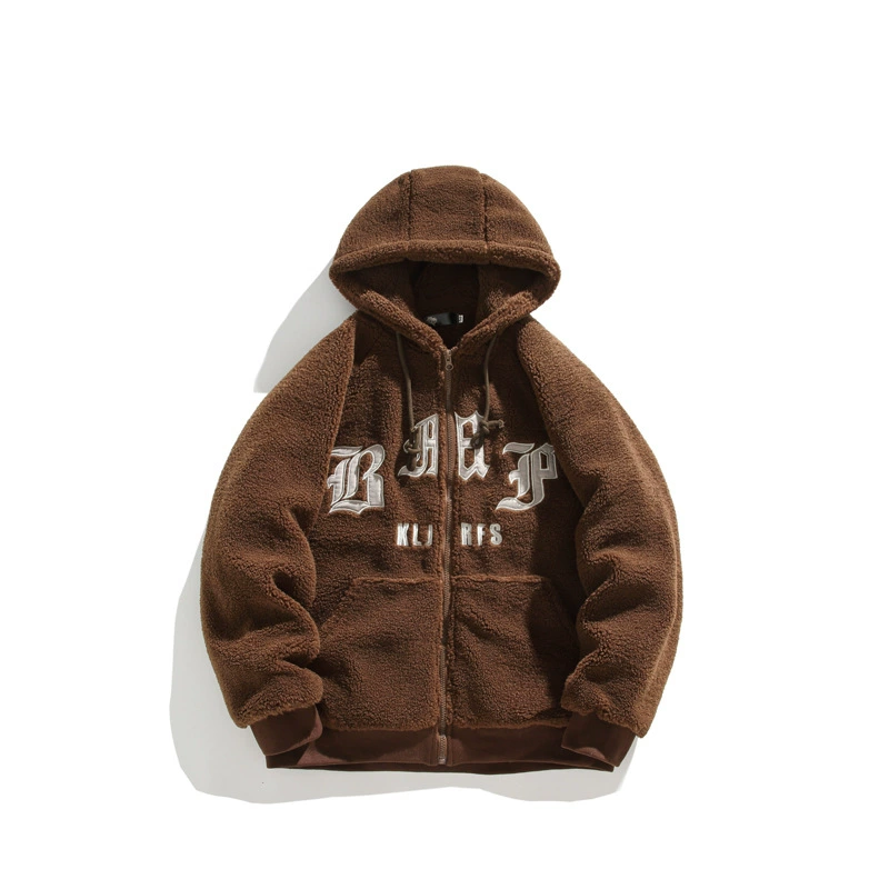 Demi-season patch with hood, jacket, 2023, plus size, increased thickness