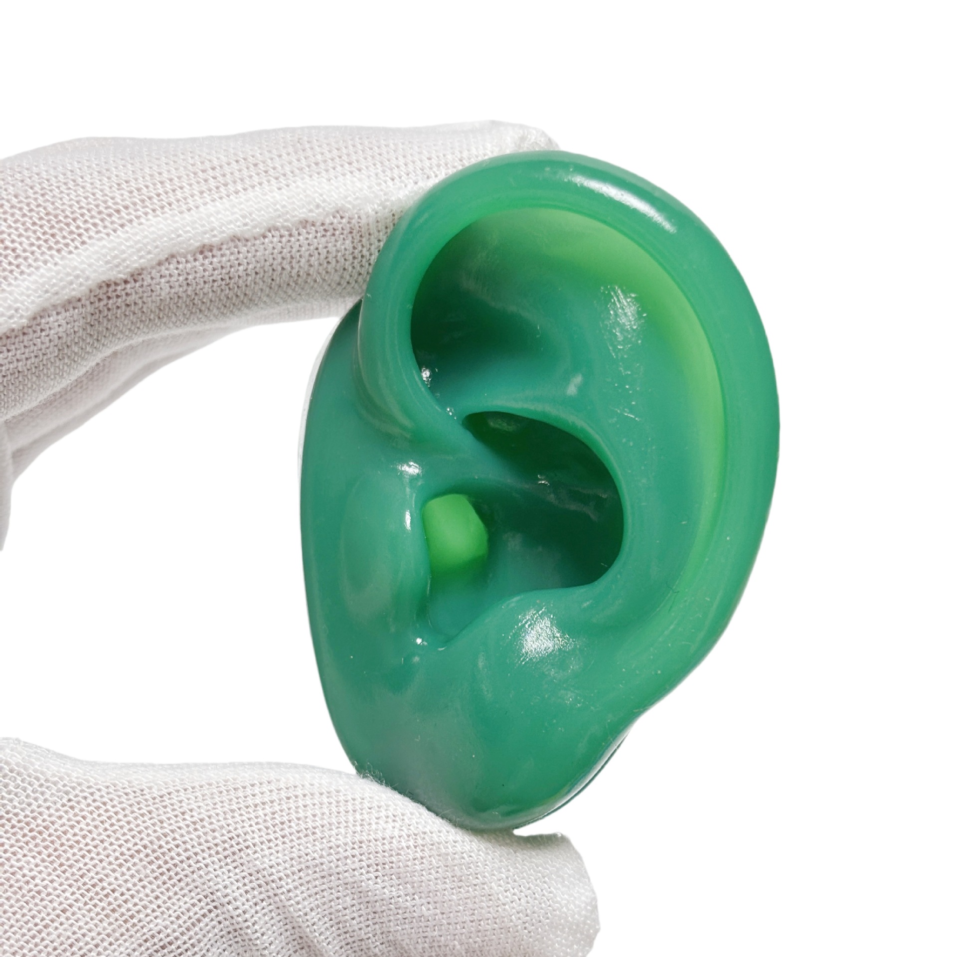 auriculares de silicona modelo de canal auditivo auricular auriculares audífonos auriculares perforación auriculares estante de exhibición joyas pendientes