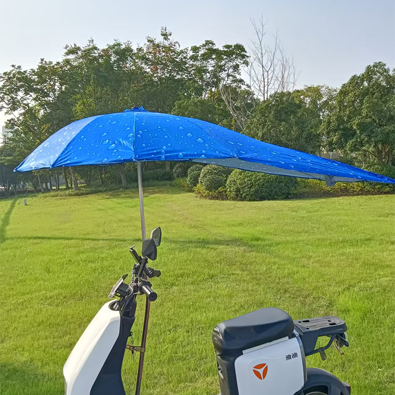 Electric Vehicle Battery Bike Umbrella, Sunshade Umbrella, Sun Protection Canopy, Umbrella Stand, Delivery Bike Umbrella, Scooter Sun Umbrella, Wholesale