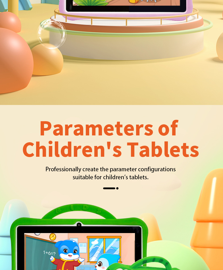 TK Yeni 7 İnç Tablet Dizüstü Toptan Çocuk Öğrenme Makinesi Online Sınıf Çocuk Tablet PC