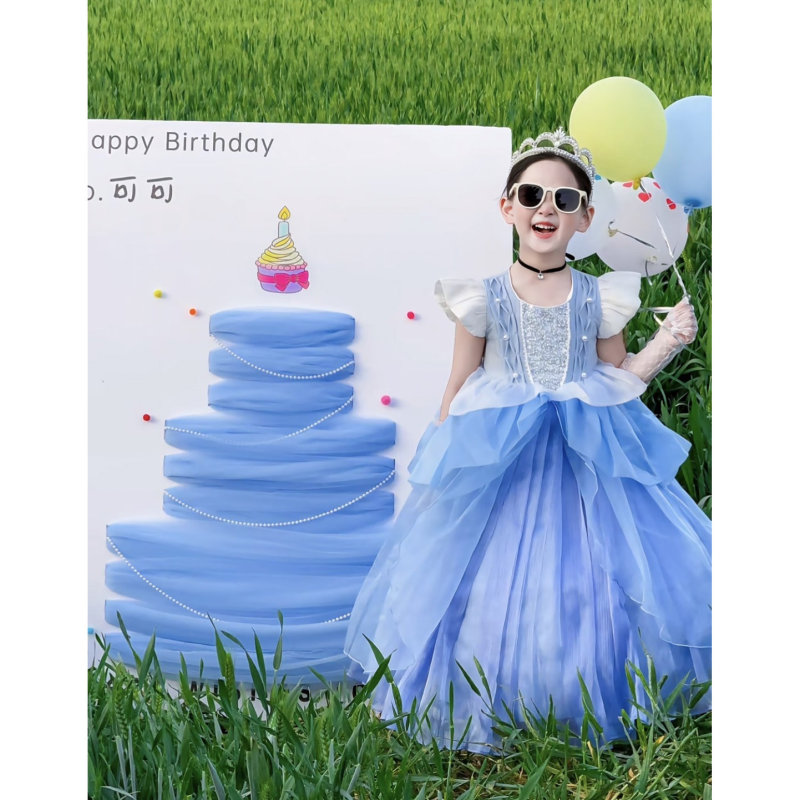 ins誕生日純粋なメッシュ背景ソフトガーゼ無地幼稚園生地装飾結婚式の魚織り糸妖精ミスト糸|undefined