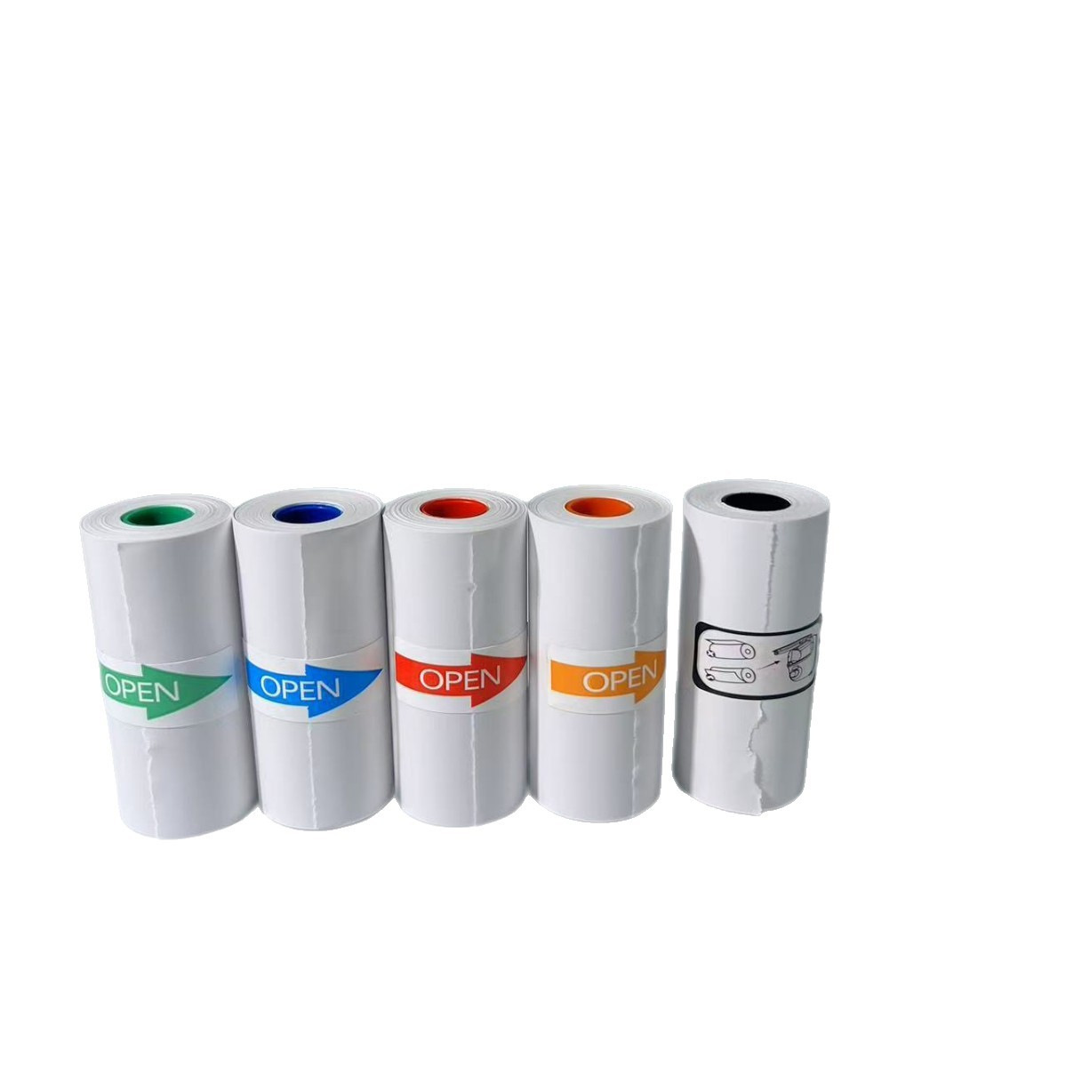 Papel térmico autoadhesivo de 57*25 con reverso adhesivo, se puede pegar en una mini impresora, papel para imprimir etiquetas, papel térmico image 13