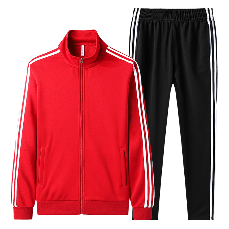 Trajes deportivos de primavera y otoño delgados camisetas para correr trajes casuales de manga larga chaqueta de pantalones se puede imprimir