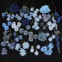 婚庆蓝色路引花艺绢花