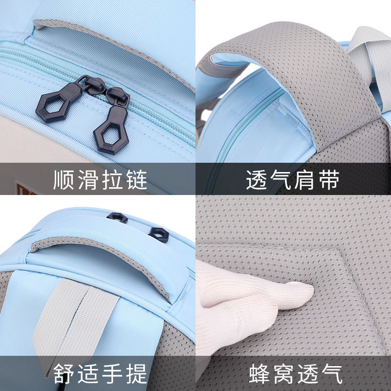 自然鱼儿童书包新款可爱卡通3-6岁男女童双肩包大容量书包潮流包|undefined