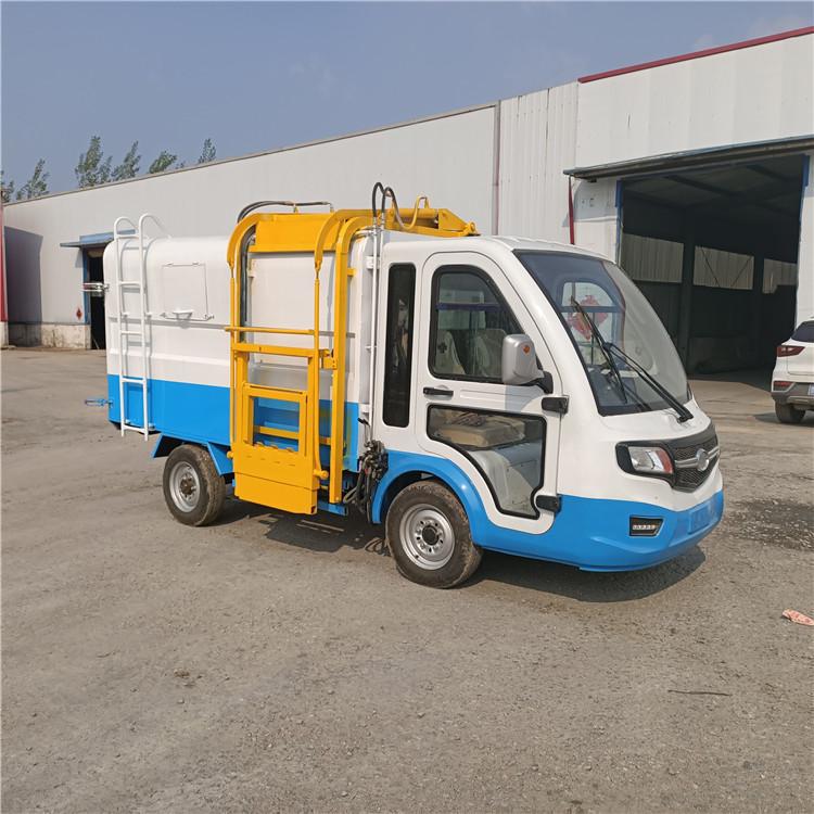 5 camión de basura eléctrica de cuatro ruedas de gran capacidad camión de transporte de basura doméstica de la calle una mina