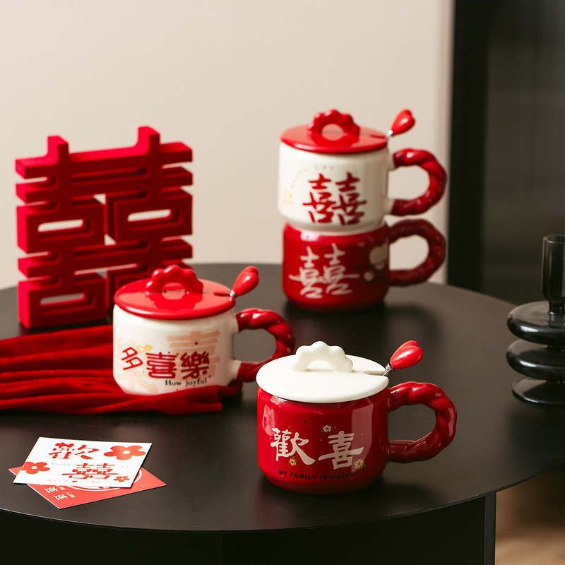 New Wedding Wedding Ceramics Mug Pair Cup Wedding Ceramics Gift Wedding Ceramics