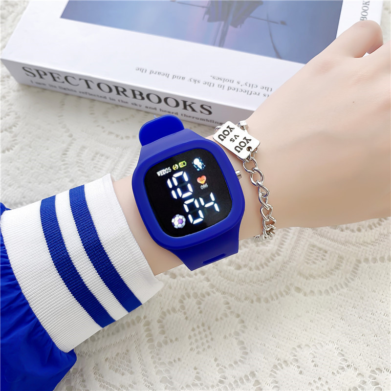 (Wholesale), apple, space square design digital watch for men and women, with LED display 4