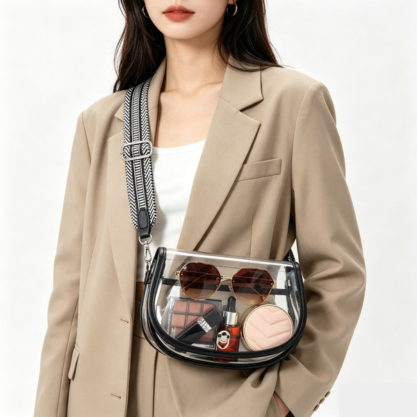 One-shoulder bag PVC
