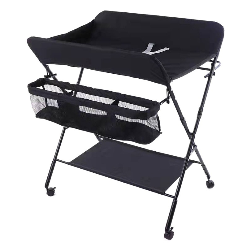 Mesa de pañales Baby Care Mesa baño masaje toque bebé cambio de pañales hogar cuna de tres engranajes ajustable