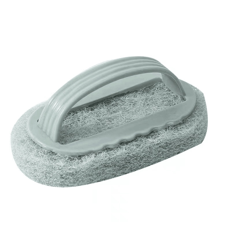 Cleaning cloth tile brush kitchen stove hand-held cleaning brush bathroom glass balcony floor with handle sponge brush