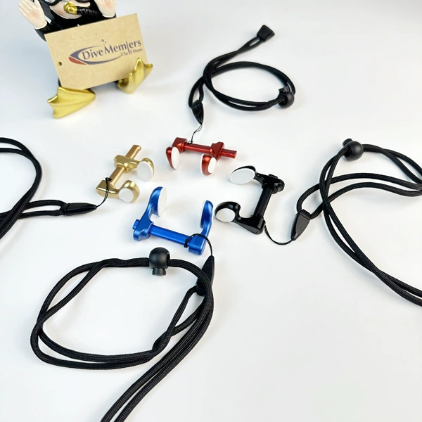 Новая Силиконовая накладка, зажим для носа для дайвинга, Алюминиевый зажим для носа для плавания, Многоцветный зажим для носа для дайвинга