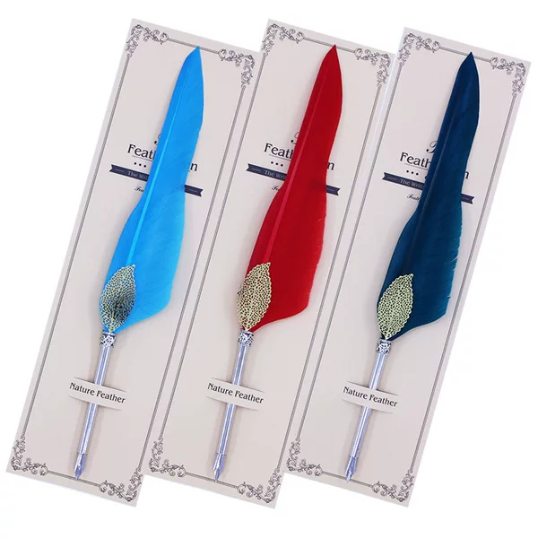 F01C-Z2 European-style retro goose feather dip pen British feather pen student stationery reward creative Harry Potter