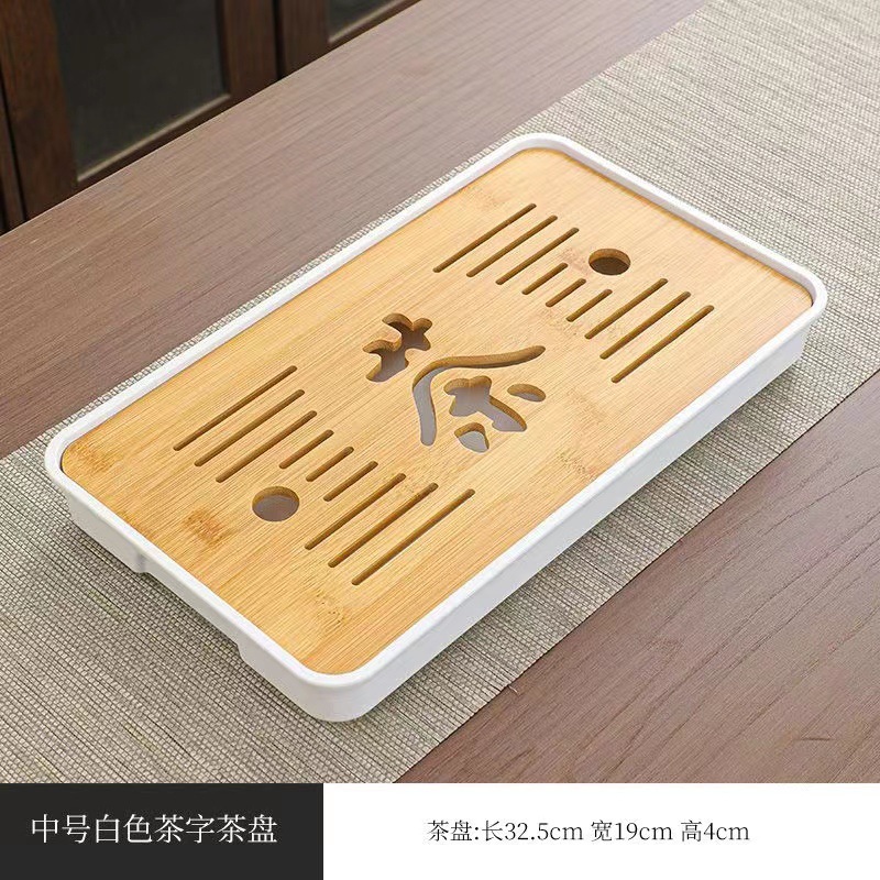 대나무 작은 차 캐릭터 [화이트] 32*19cm