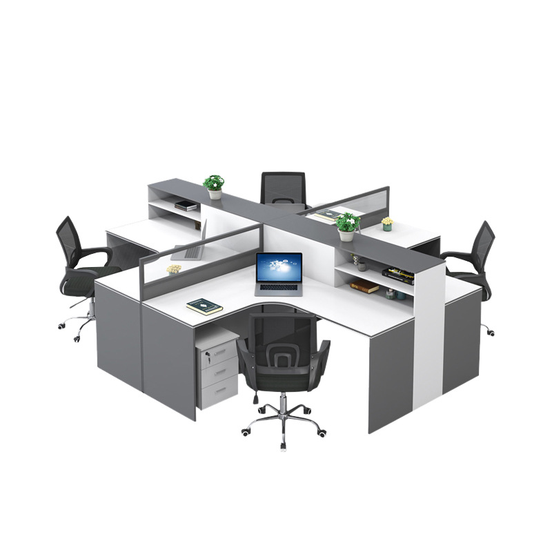 Pantalla personal escritorio simple moderno escritorio de la computadora de oficina estación titular de la tarjeta Escritorio de oficina y silla combinación al por mayor