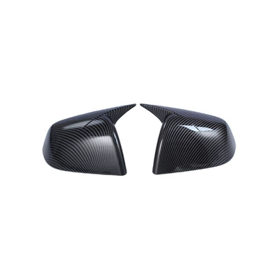 Suitable for 21 Tesla model Horn mirror cover carbon fiber mirror cover rearview mirror anti-scratch cover (Other Automotive Exterior Supplies) - horn-mirror-cover-carbon-fiber