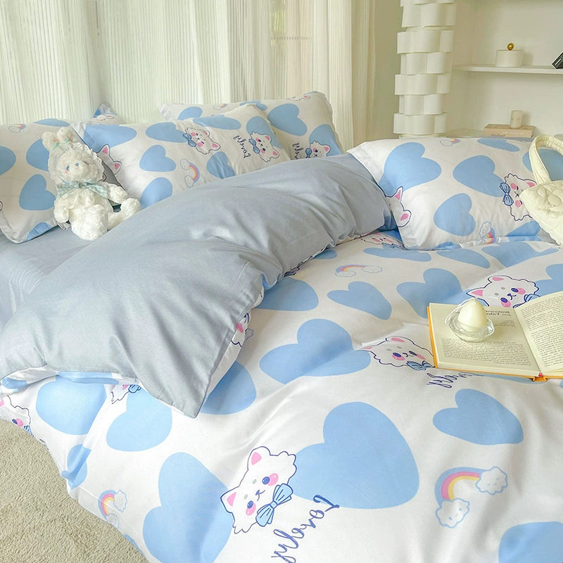 Duvet cover, cartoon pattern, winter home bedding — multiple cute patterns, sizes 150–220×240 cm