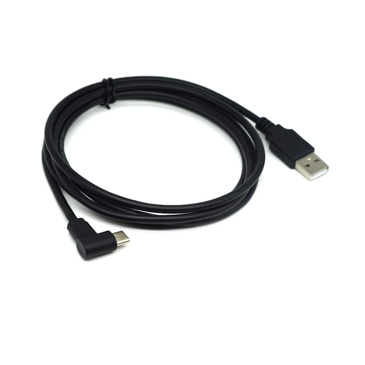 Кабель данных USB 3.1 Type-C изгибной изгибной USB к Type-C слева и справа изгибающийся кабель данных