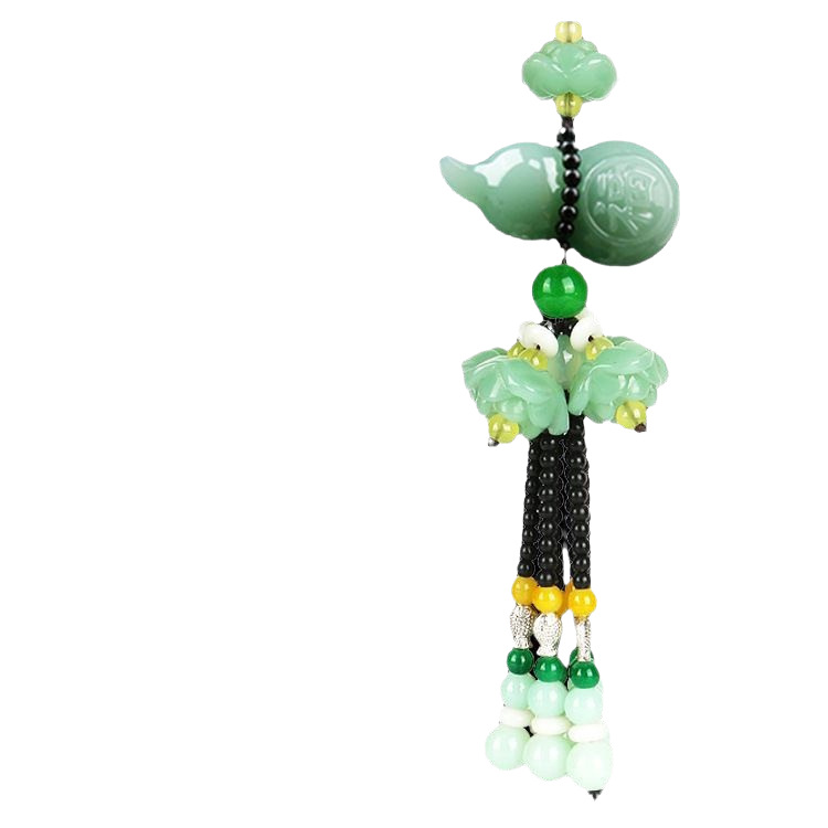 Car Interior Hanging Decorations, Car Accessories, Buddha Lotus, Pixiu, Gourd, Car Hanging Crystal for Safe Journey