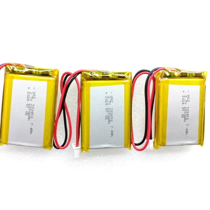 米国・インド認証取得済み 3.7V103450-1800-2000 ポリマー電池.胎児心拍計|undefined