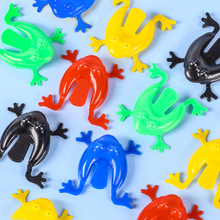塑料跳跳蛙小号青蛙按压弹跳跳青蛙儿童亲子益智玩具散装礼品扫码
