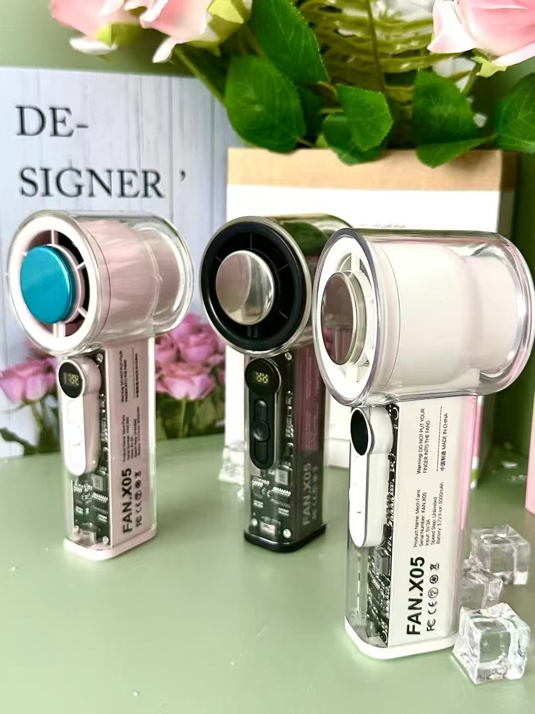 X05 아이스 컴프레스 휴대용 선풍기 [3가지 색상은 고객센터로 문의주세요]