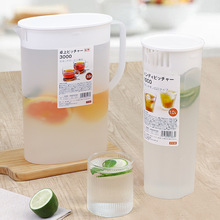 日本进口冷水壶家用凉水壶耐高温大容量日式塑料装凉白开果汁扎壶