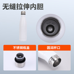 亞馬遜不鏽鋼可樂瓶 304保溫杯雙層運動水杯真空可定戶外 可樂瓶