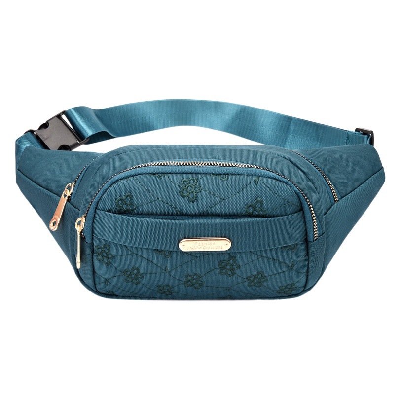 Nueva bolsa de ocio al aire libre de las mujeres de mediana edad mamá deportes de compras pequeña bolsa de hombro impermeable multiusos bolso de la cintura de las mujeres