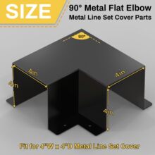 4*4in�������׸�ר��ƽ��ܼ�װ���Կյ����׸����90&deg;����ƽ��