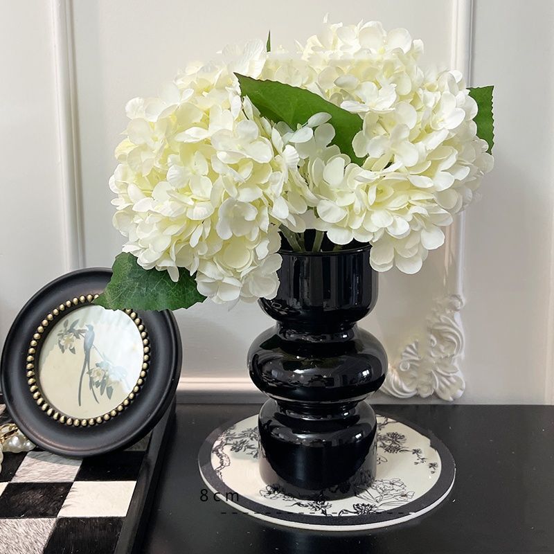 高档绣球花仿真客厅装饰餐桌假花仿真花卧室摆设摆件花束花艺|undefined