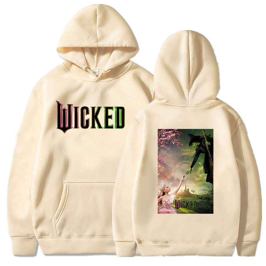 Wicked Fantasy Movies Hoodies Long Sleeve Winter Women/Men S