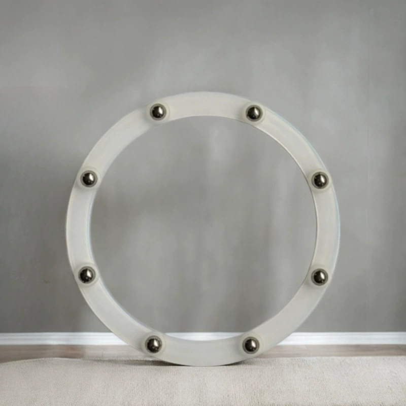 Manufacturer produces 4-inch plastic turntable furniture woodware 8 beads steel bead rolling base size diversified storage