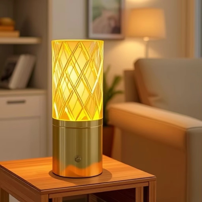 Creativo irregularmente, ambiente de alto valor, decoración de la lámpara, decoración de la mesa del dormitorio, efecto de iluminación de la atmósfera