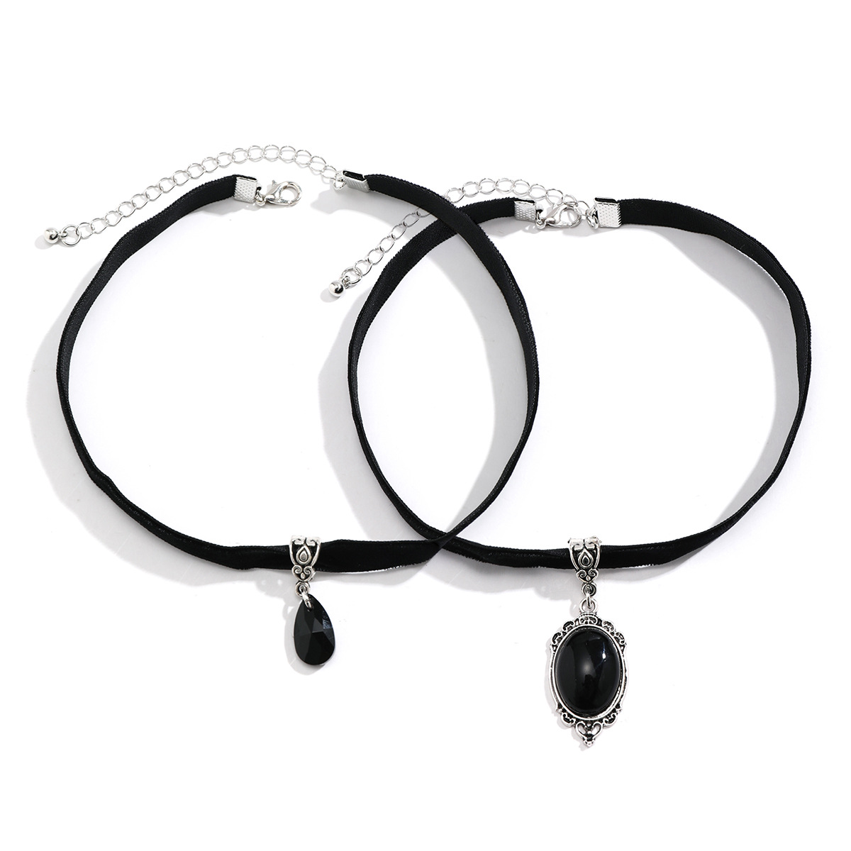 Spider Edelstein Choker Halskette Für Damen Punk Halloween_voghion.com