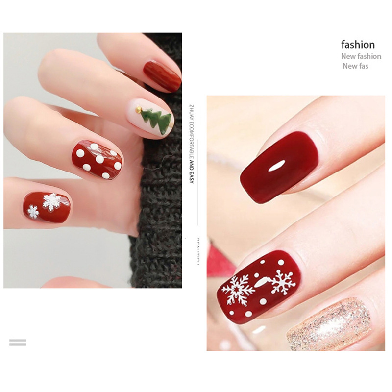 Transfronteriza manicura especial lentejuelas de Navidad copo de nieve ultrafino árbol de Navidad Otoño e Invierno manicura mixta lentejuelas decoración de uñas