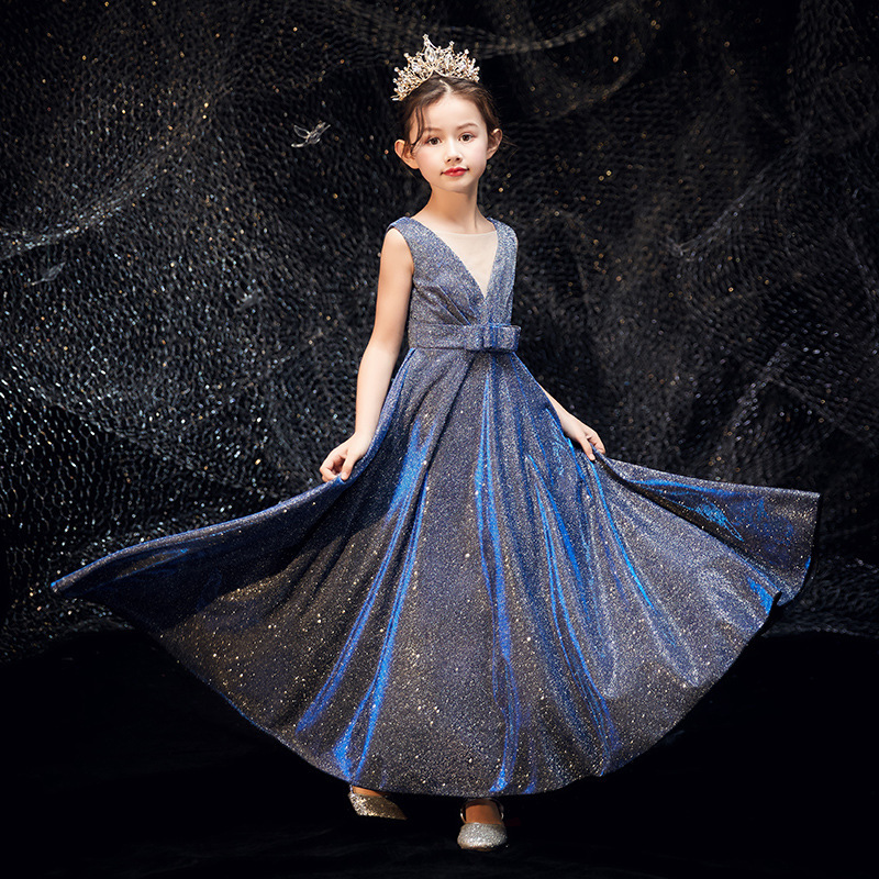 Mädchen - Stilvolle Baumwoll-Modenschau-Outfits für Kinder im Alter von 3-12 Jahren, perfekt für Geigen- und Klavierkonzerte sowie Geburtstagsfeiern_voghion.com