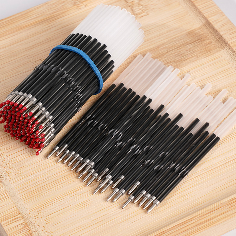 0.7 Bullet Tip Retractable Oil-Based Ballpoint Pen Refill Blue Black Ballpoint Pen Refillable Refills Wholesale from Manufacturer
