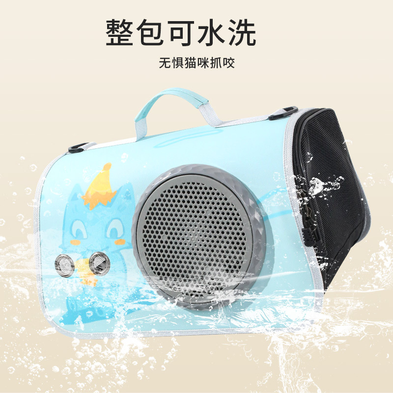 Wenchuang cápsula espacial plegable bolsa para mascotas mochila para cachorros bolsa de salida de peluche jaula para gatos jaula para gatos jaula de transporte