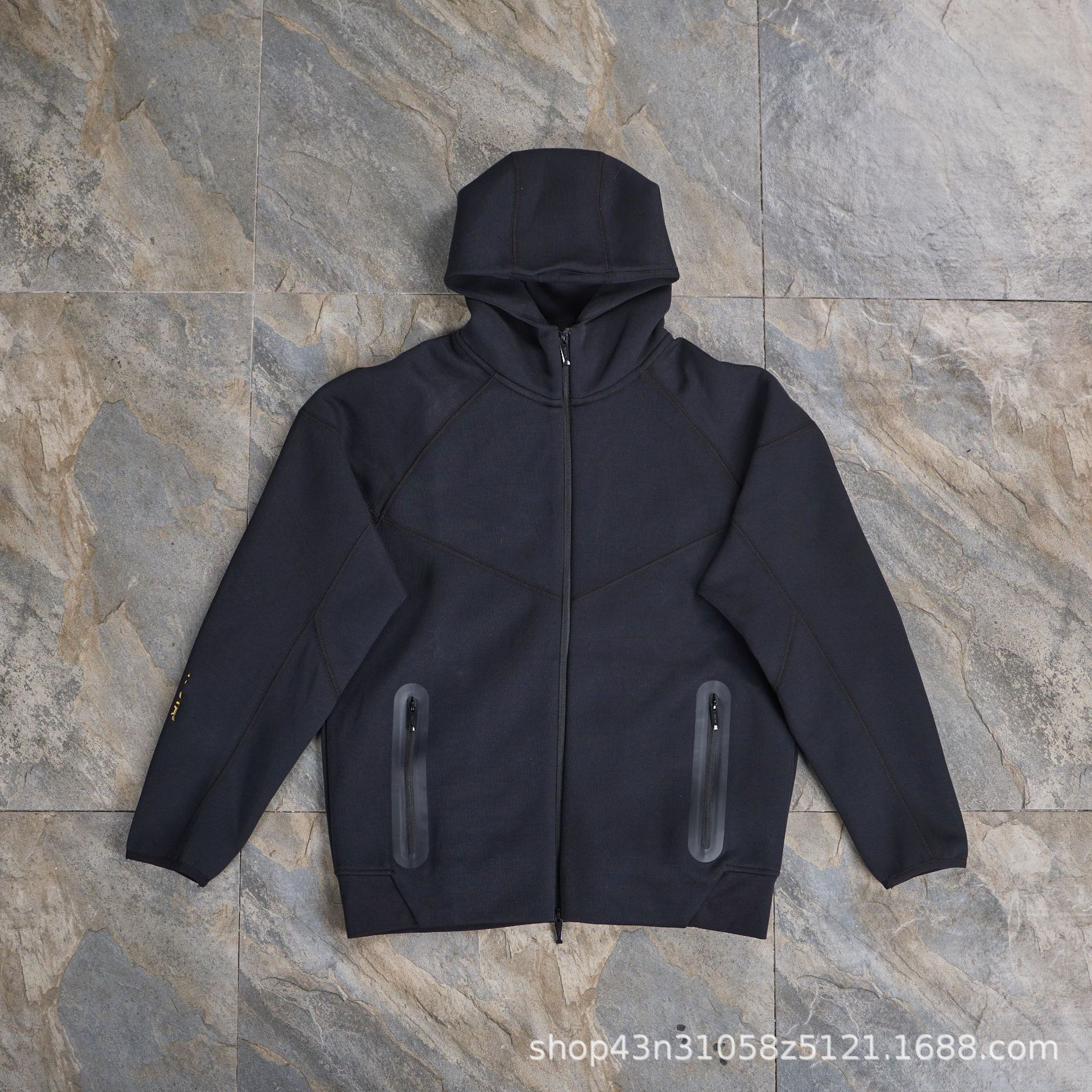 Chaqueta de cuatro estaciones para hombres, ropa de abrigo de tejer y pantalones cálidos, traje deportivo de corte tridimensional