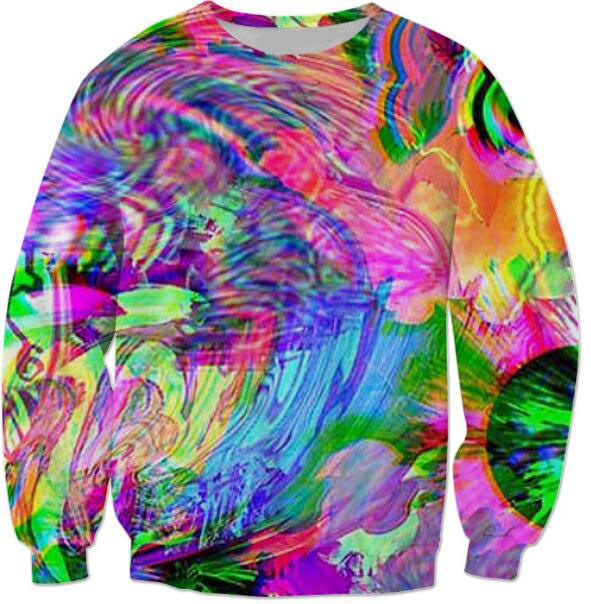 Pull à col rond, coupe ample, imprimé numérique 3D, style décontracté et personnalisé, idéal pour l'automne et l'hiver. Taille européenne. Sans capuche._voghion.com