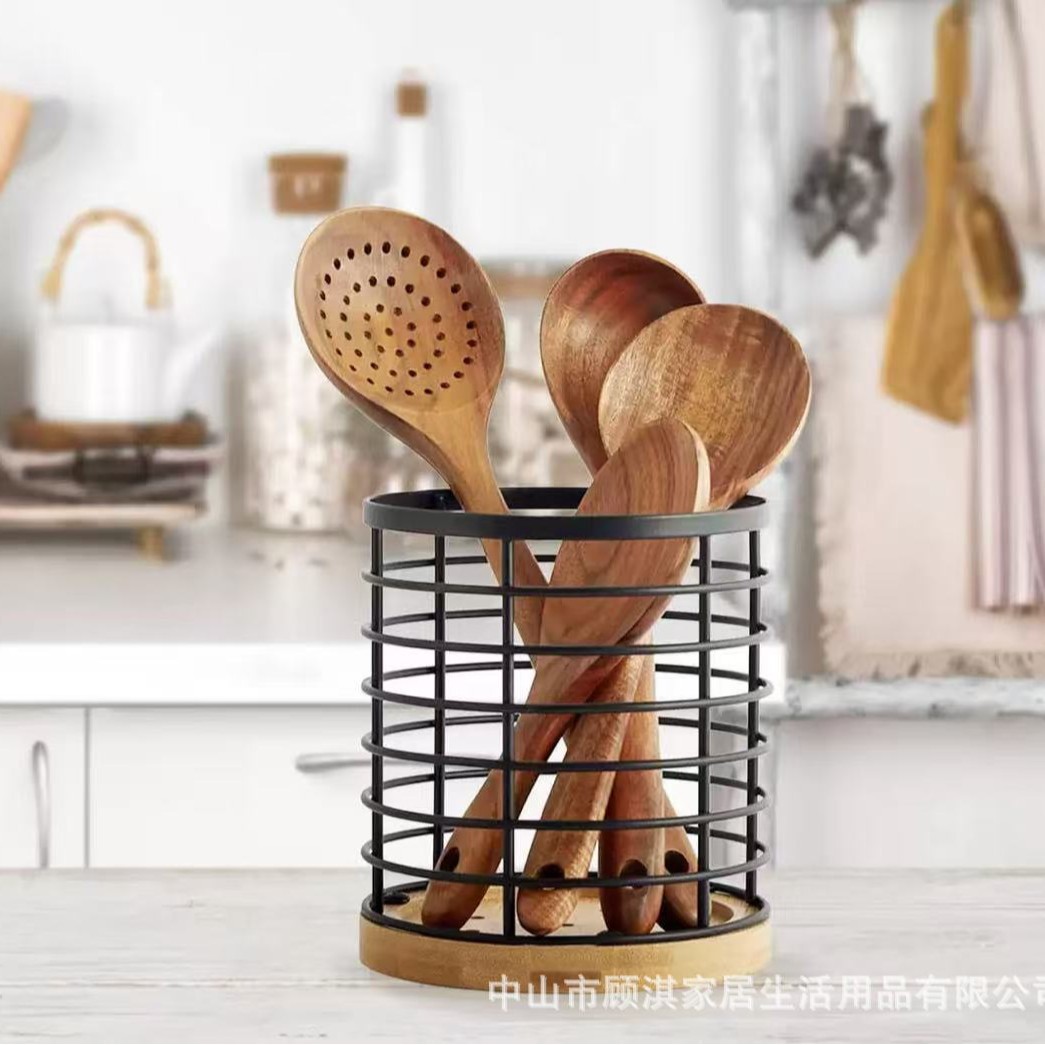 Escurridor Organizador de Cubiertos de Hierro, Multiuso, para Cocina