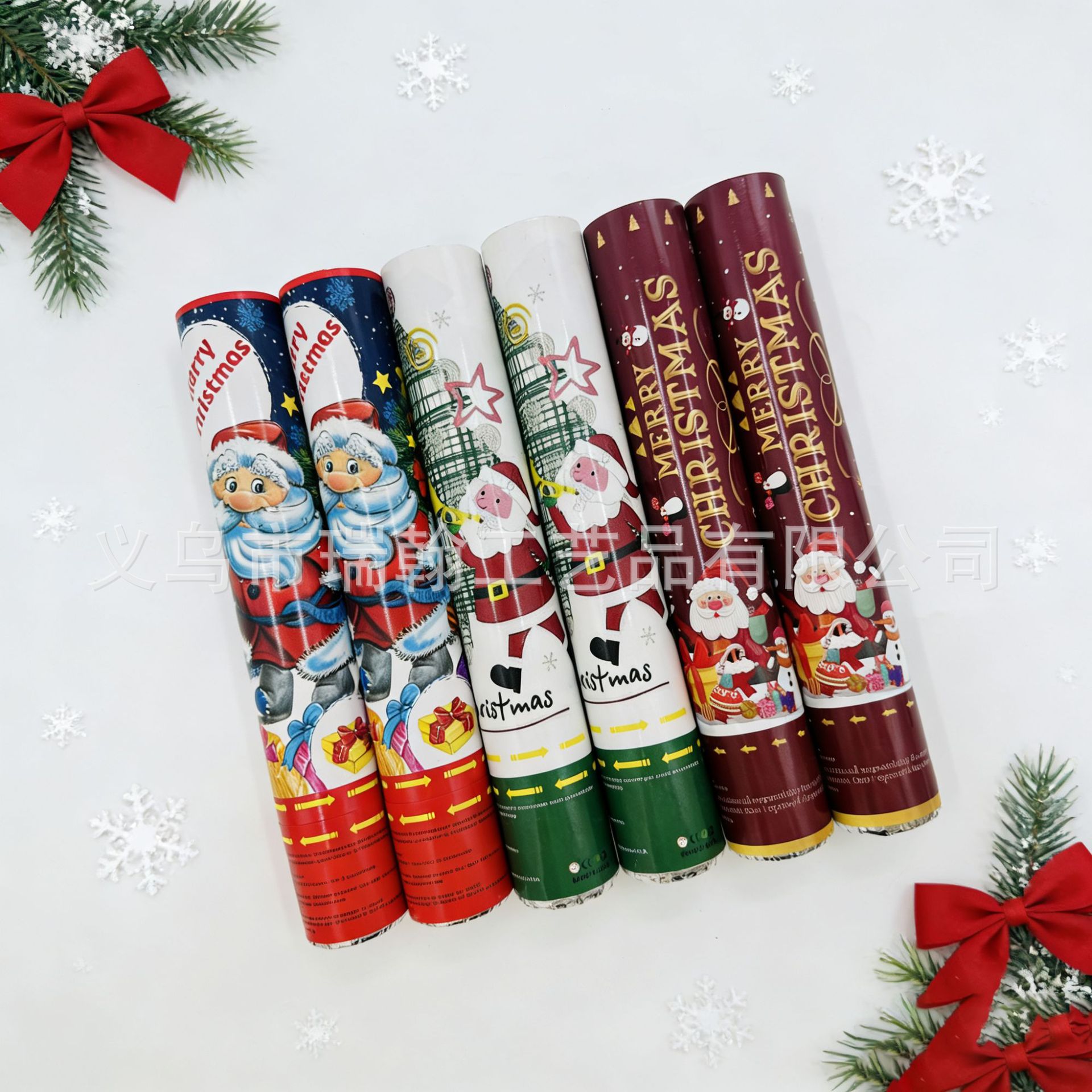 Foreign Trade Export Shengyan Party Hand-Twisted Fireworks Salute Cross-Border Wholesale Festive Atmosphere Props Factory Direct Sales