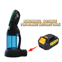 跨境外贸户外工作降温风扇 专业级持续喷雾 兼容工具电池工厂批发